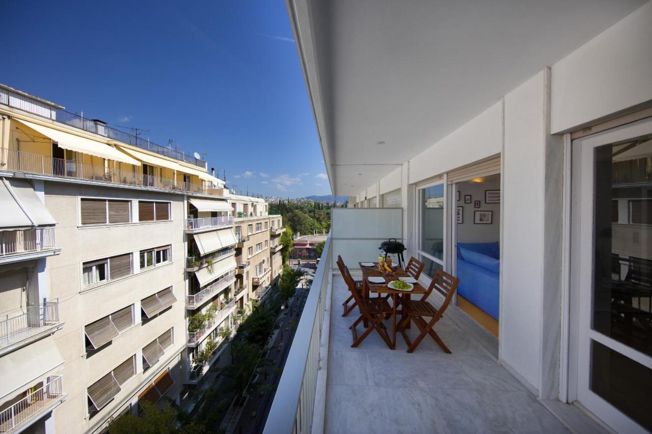 Appartamento Super Modern Minimal Flat Nr Metro & Arch. Museum Atene Esterno foto