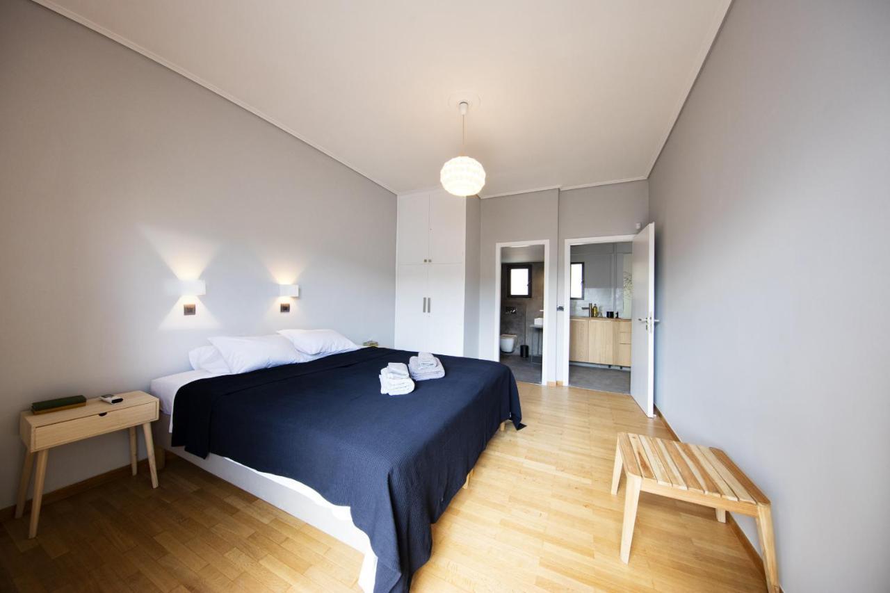 Appartamento Super Modern Minimal Flat Nr Metro & Arch. Museum Atene Esterno foto