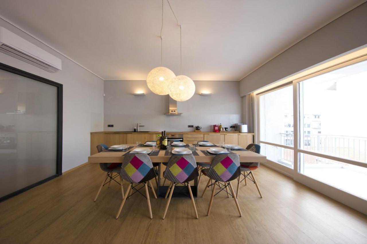 Appartamento Super Modern Minimal Flat Nr Metro & Arch. Museum Atene Esterno foto