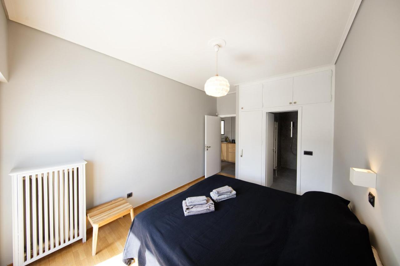 Appartamento Super Modern Minimal Flat Nr Metro & Arch. Museum Atene Esterno foto