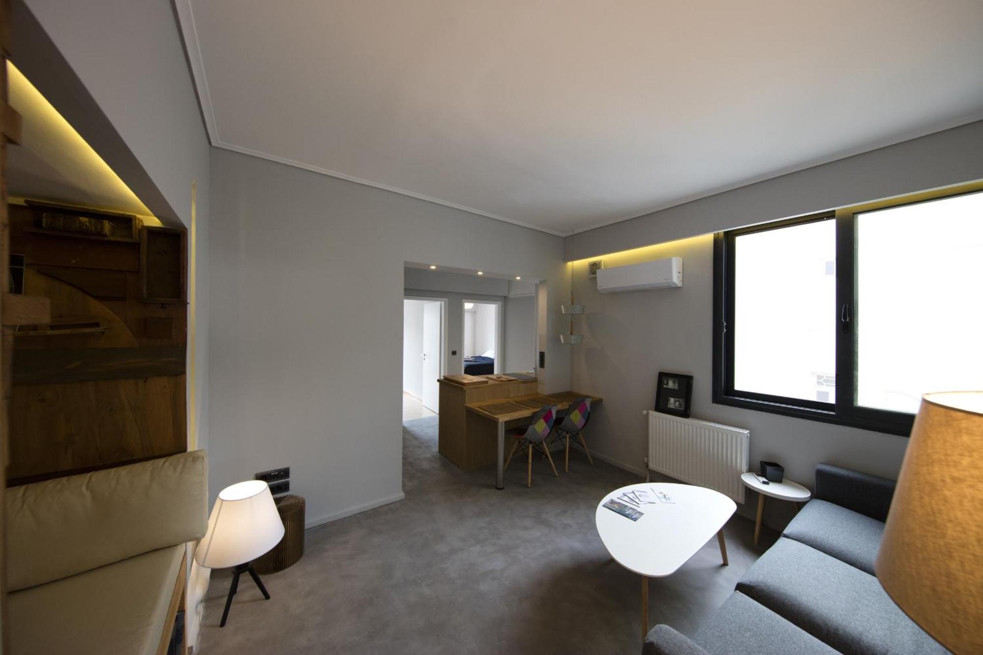 Appartamento Super Modern Minimal Flat Nr Metro & Arch. Museum Atene Esterno foto