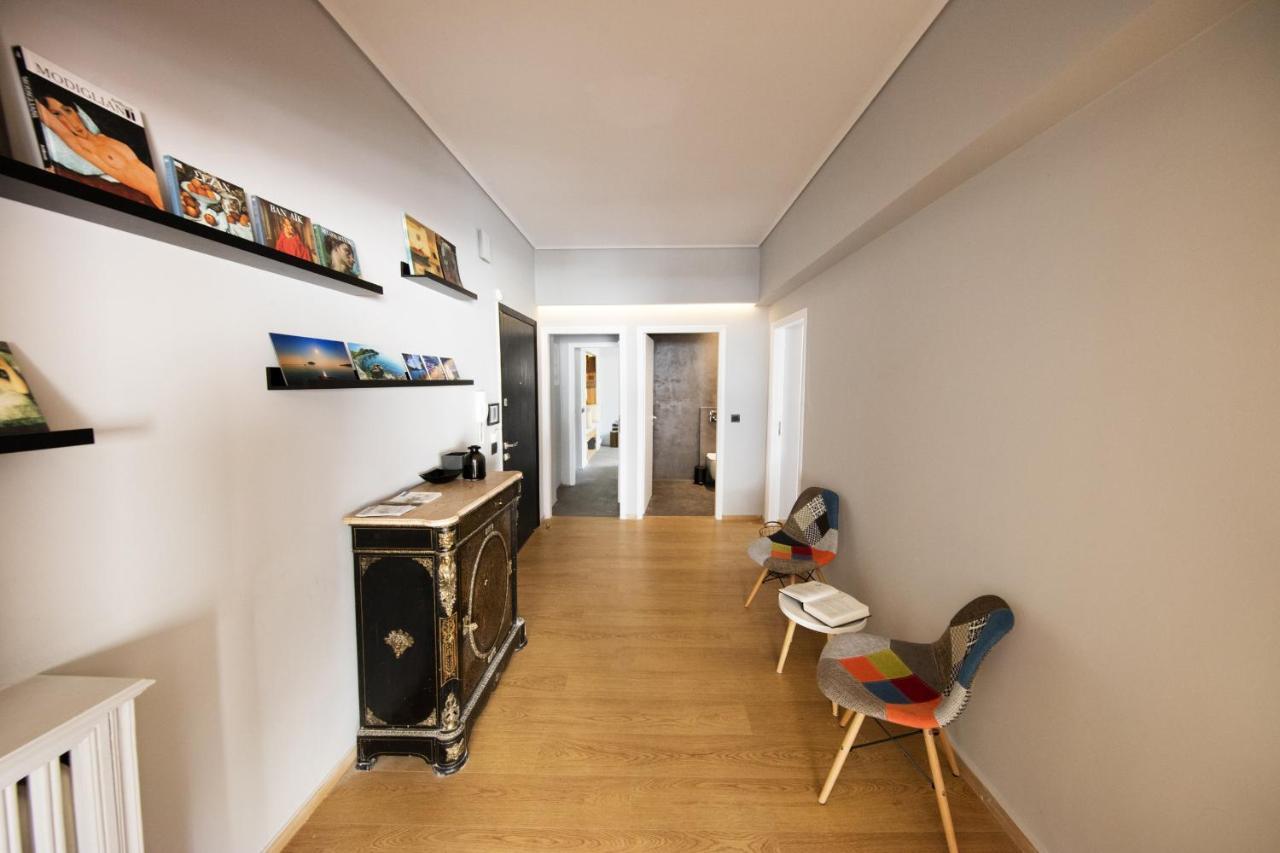 Appartamento Super Modern Minimal Flat Nr Metro & Arch. Museum Atene Esterno foto