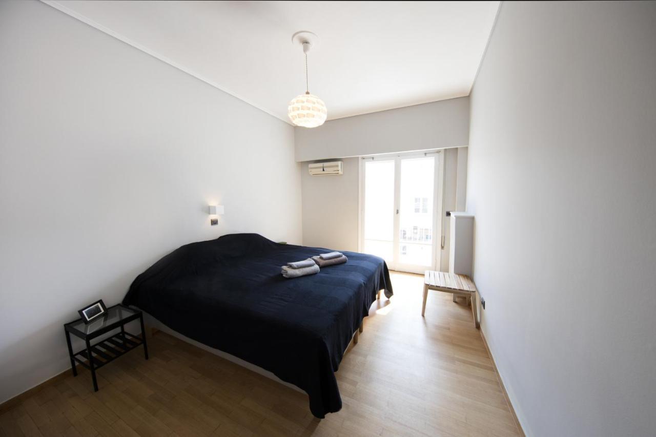 Appartamento Super Modern Minimal Flat Nr Metro & Arch. Museum Atene Esterno foto